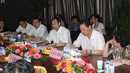 公安部采購中心主任王強(qiáng)現(xiàn)場(chǎng)視察給予肯定