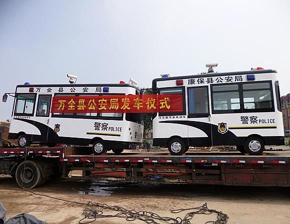 萬(wàn)全縣公安局發(fā)車儀式