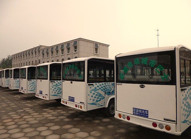 永年11輛電動小公交發(fā)車儀式