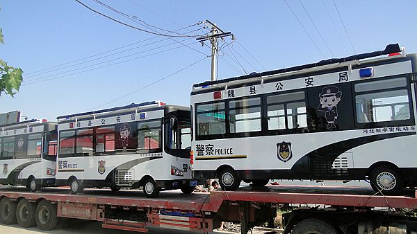 魏縣購(gòu)置移動(dòng)警務(wù)室首批發(fā)車