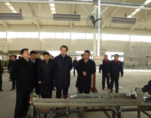 1月22日，石家莊市委副書(shū)記、市長(zhǎng)王亮到我公司調(diào)研調(diào)研