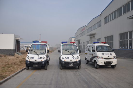 躍迪電動(dòng)巡邏車發(fā)車河北深州，治安與環(huán)保共存